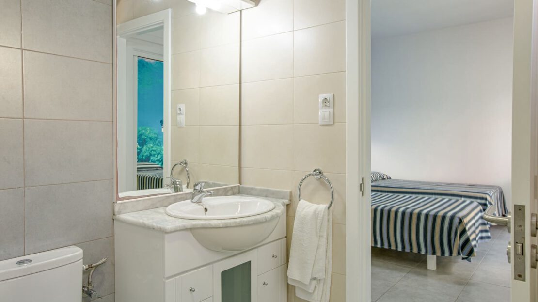 Baño Vivienda Vacacional 52 Apartamentos Juan Pérez en Playa de las Canteras