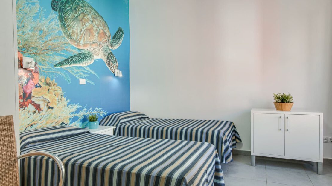 Dormitorio Vivienda Vacacional 52 Apartamentos Juan Pérez en Playa de las Canteras