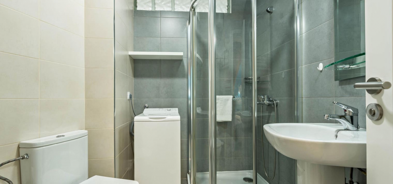 Baño Vivienda Vacacional 41 Apartamentos Juan Pérez en Playa de las Canteras