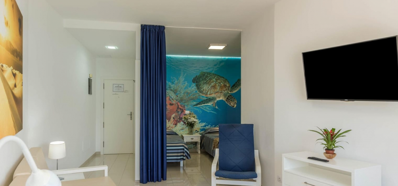 Salón Vivienda Vacacional 51 Apartamentos Juan Pérez en Playa de las Canteras
