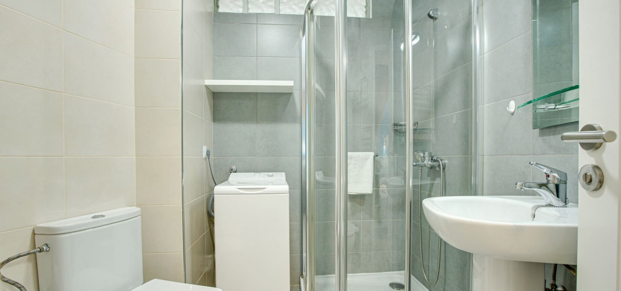 Baño Vivienda Vacacional 11 Apartamentos Juan Pérez en Playa de las Canteras