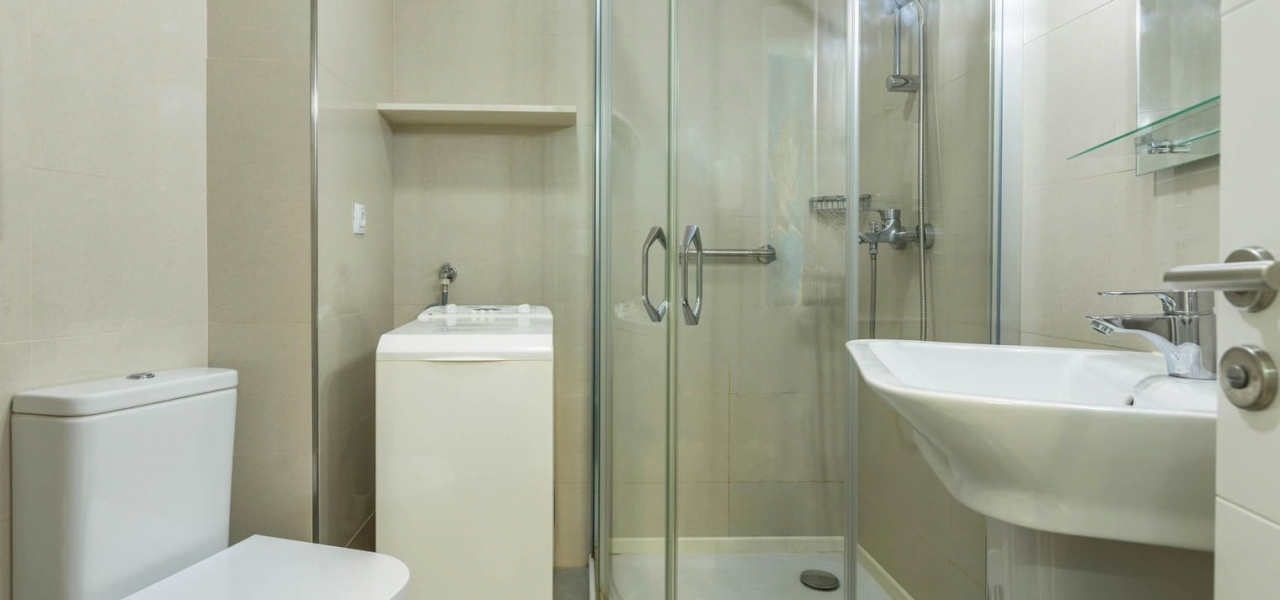 Baño Vivienda Vacacional 51 Apartamentos Juan Pérez en Playa de las Canteras
