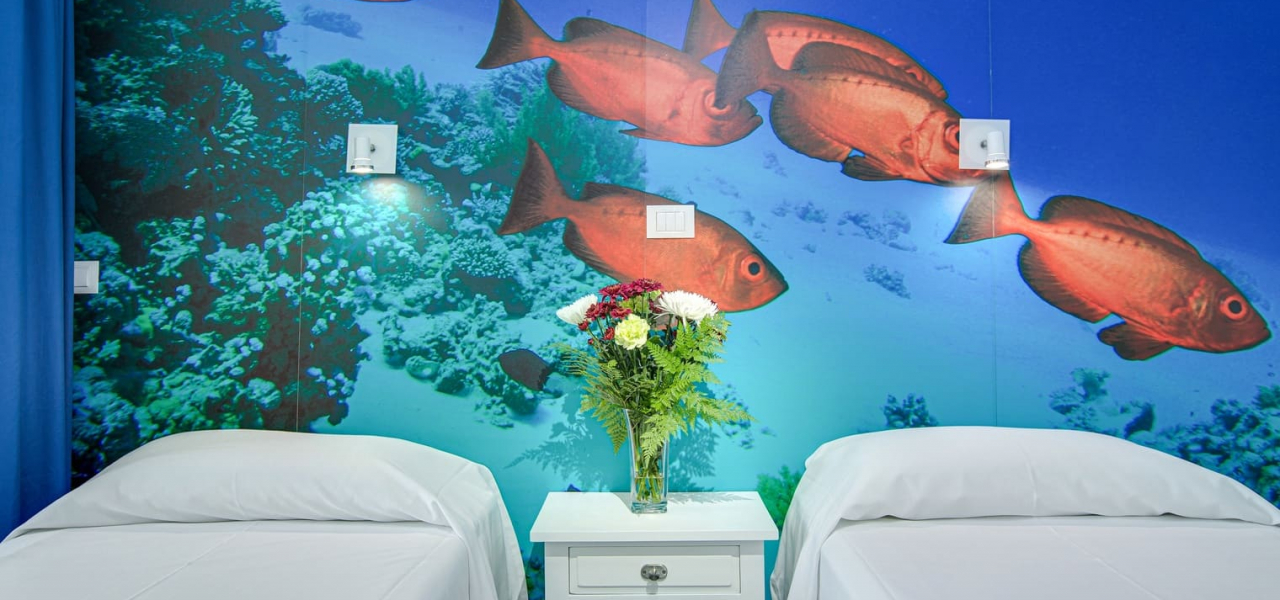 Dormitorio Vivienda Vacacional 40 Apartamentos Juan Pérez en Playa de las Canteras