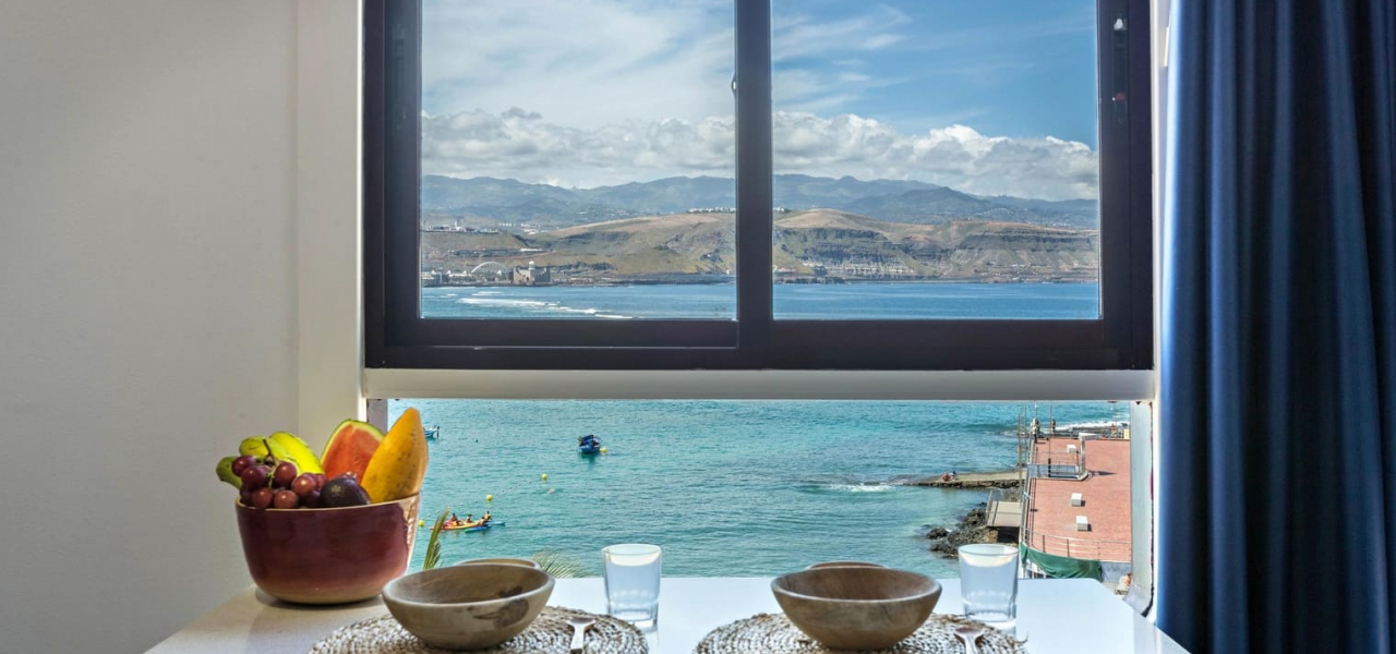 Salón Vivienda Vacacional 41 Apartamentos Juan Pérez en Playa de las Canteras Vacacional 41 Apartamentos Juan Pérez en Playa de las Canteras