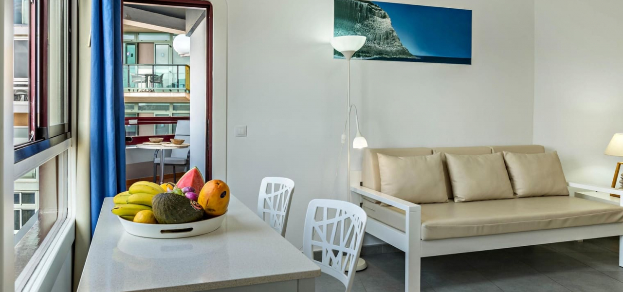 Salón Vivienda Vacacional 41 Apartamentos Juan Pérez en Playa de las Canteras